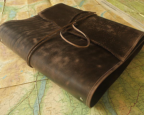 A4 Leather Ring Binders - Wraparound