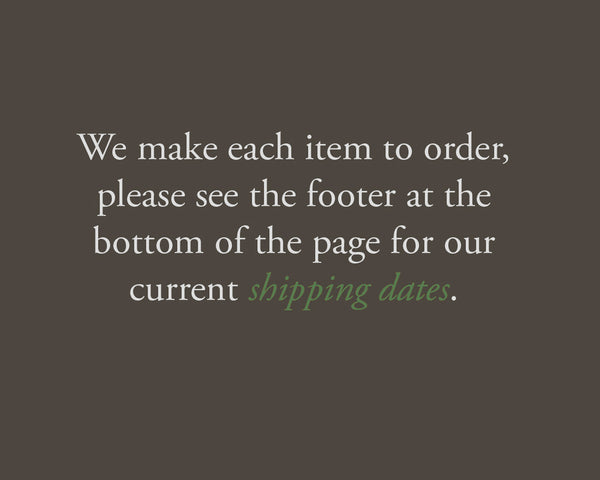 shipping info - earthworks journals