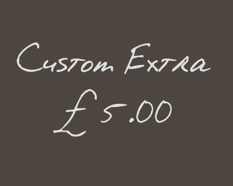 Custom Extra - £5.00 - Earthworks Journals