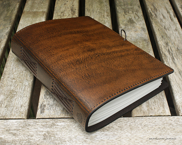A5 Medium Leather Journals - Plain Classics