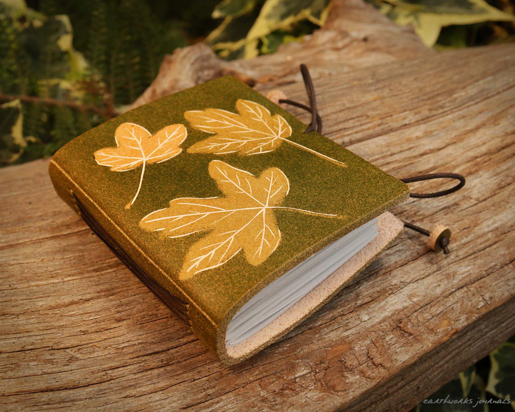 maple leaf notebook by earthworks journals