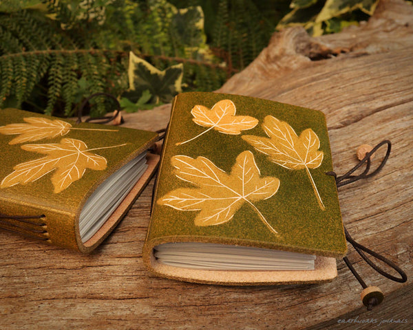 maple leaf notebook by earthworks journals
