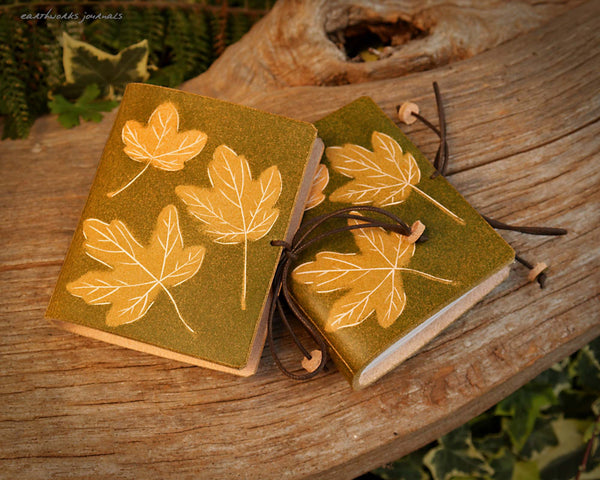 maple leaf notebook by earthworks journals