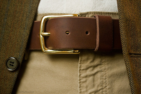 the earthworks classic dark brown leather belt 5 - earthworks journals - ECLB003