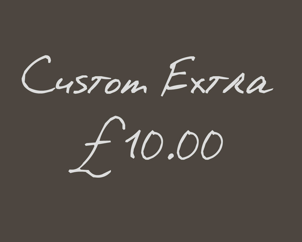 Custom Extra - £10.00 - Earthworks Journals