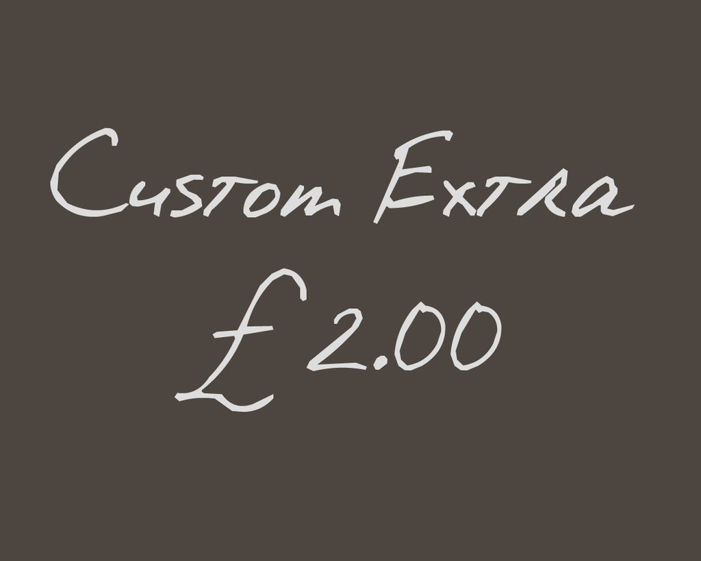Custom Extra - £2.00 - Earthworks Journals