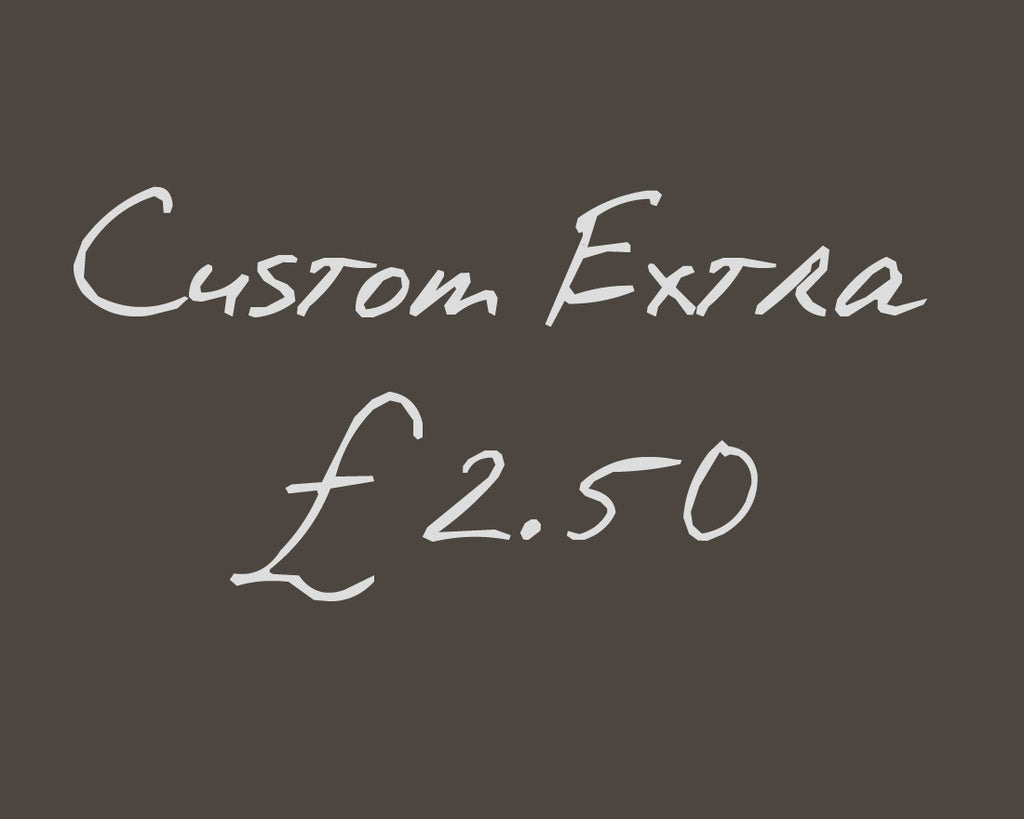 Custom Extra - £2.50 - Earthworks Journals