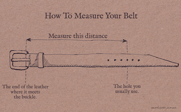 how to measure your belt - earthworks journals